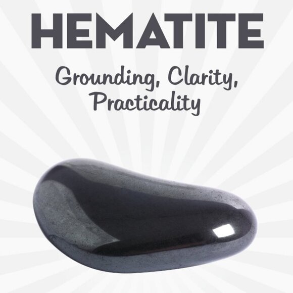 Aggravated? Stressed? Irritable? Wear Hematite!!! Metaphysical Properties Info - Picture 1 of 3